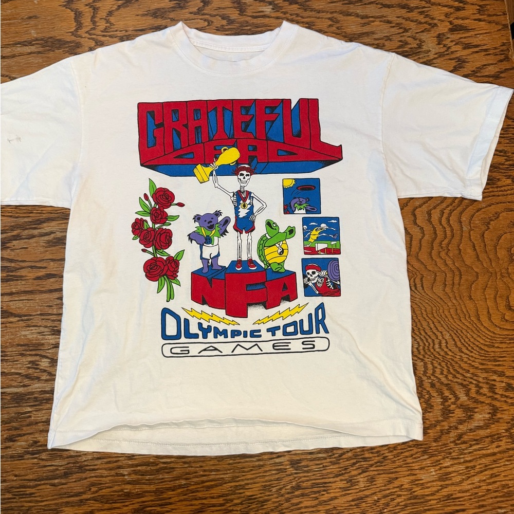 Grateful Dead White Olympic Tour Tee